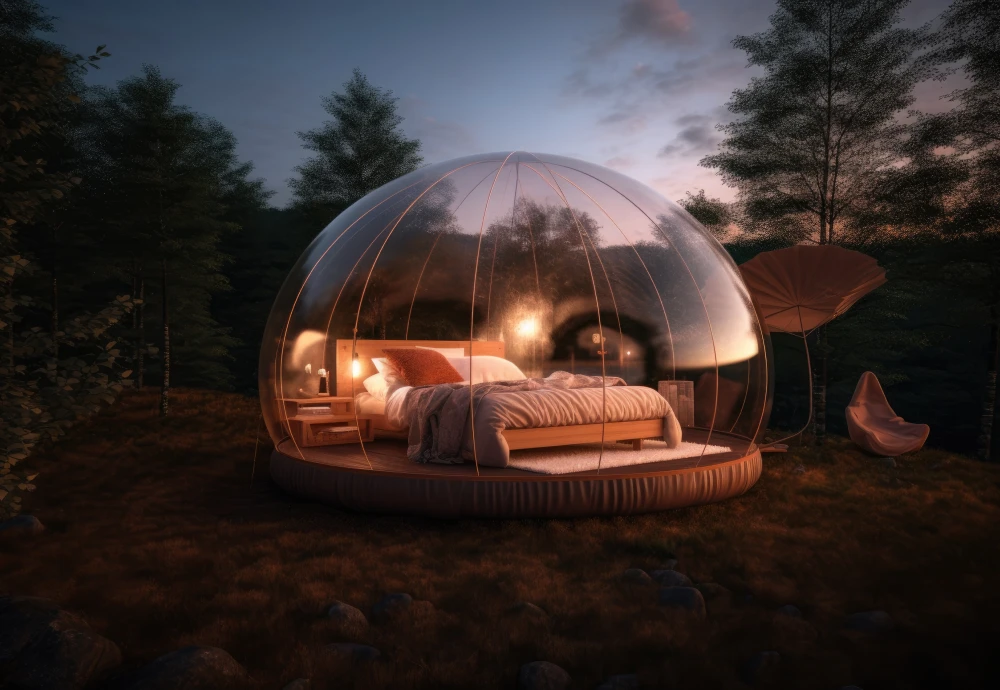 tunnel inflatable bubble camping tent